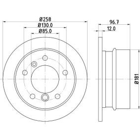 Bremsscheibe für PUCH von MINTEX