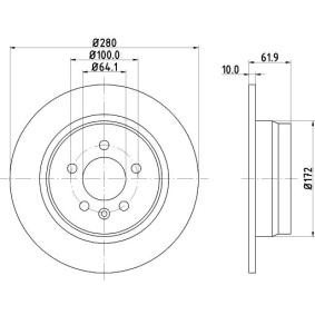 Bremsscheibe von MINTEX MDC1085