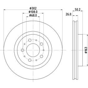 Bremsscheibe MDC1353 von MINTEX günstig für 48,80 € online kaufen