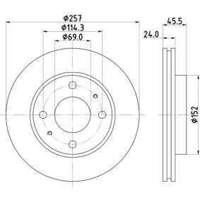 Bremsscheibe MDC1512 von MINTEX günstig für 42,53 € online kaufen