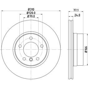 Bremsscheibe MDC1658 von MINTEX günstig für 45,45 € online kaufen