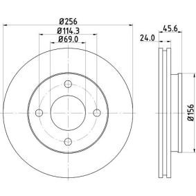 SMART Bremsscheibe von MINTEX