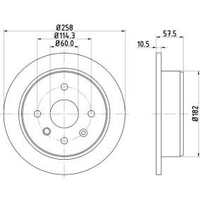 Bremsscheibe MDC1900 von MINTEX günstig für 31,33 € online kaufen