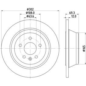Bremsscheibe MDC2033 von MINTEX günstig für 50,99 € online kaufen