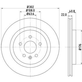 Bremsscheibe MDC2034 von MINTEX günstig für 58,48 € online kaufen