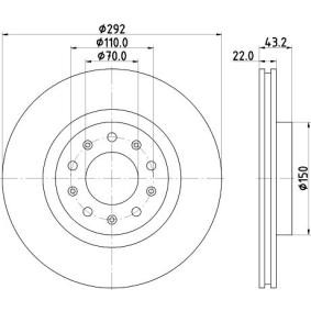 Bremsscheibe für ALFA ROMEO von MINTEX