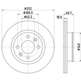 Bremsscheibe MDC2166 von MINTEX günstig für 38,21 € online kaufen
