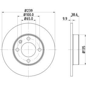 Bremsscheibe MDC247 von MINTEX günstig für 22,19 € online kaufen