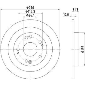 HONDA Bremsscheibe von MINTEX