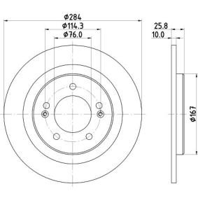 Bremsscheibe MDC2484 von MINTEX günstig für 54,09 € online kaufen