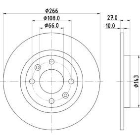 Bremsscheibe für CITROËN von MINTEX