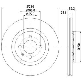 Bremsscheibe MDC744 von MINTEX günstig für 41,68 € online kaufen