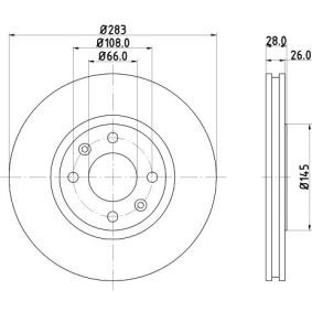 Bremsscheibe MDC869 von MINTEX günstig für 45,52 € online kaufen