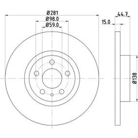 Bremsscheibe MDC983 von MINTEX günstig für 36,54 € online kaufen
