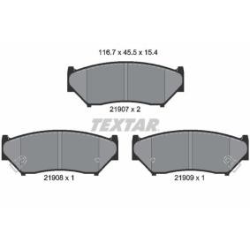 Acquista Kit pastiglie freni da TEXTAR 2190701 a buon mercato per soli 30,82 €