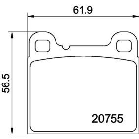 Bremsbeläge für VOLVO von MINTEX