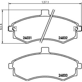 Bremsbeläge für HYUNDAI von MINTEX