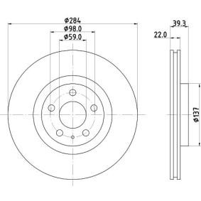 Bremsscheibe MDC1003 von MINTEX günstig für 41,43 € online kaufen