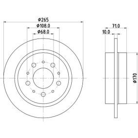 Bremsscheibe für VOLVO von MINTEX
