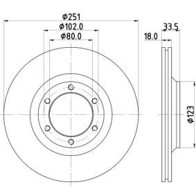 Achetez des Disque de frein MINTEX MDC620 à prix pour 39,20 €