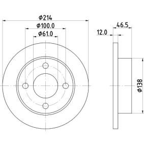 Bremsscheibe MDC682 von MINTEX günstig für 25,94 € online kaufen