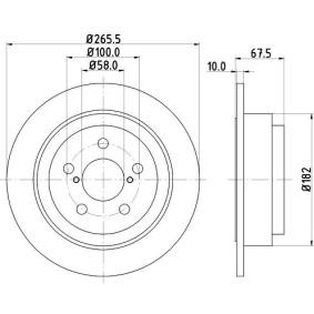 Bremsscheibe MDC801 von MINTEX günstig für 30,22 € online kaufen