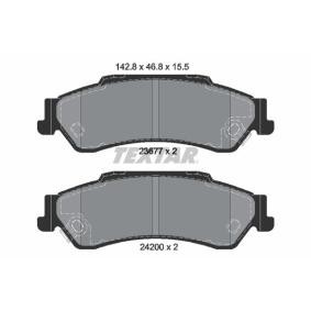 Compre Pastilhas de travão de TEXTAR online para S10 Extended Cab Pickup a preços moderados