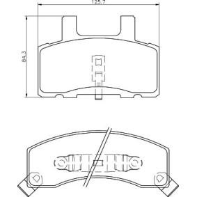 Köp Bromsbelägg från MINTEX på nätet till RAM 2500 Extended Cab Pickup (US) till schyssta priser
