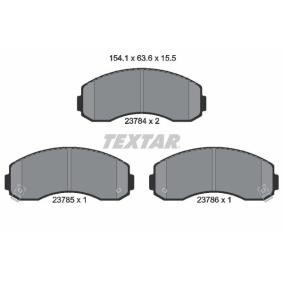 Compre Pastillas de freno de TEXTAR online para Bongo II Camión de plataforma / Chasis a precios moderados