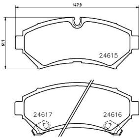 Bremsbeläge MDB2141 von MINTEX günstig für 63,35 € online kaufen