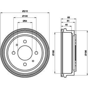 Bremstrommel 94025900 PROTON von TEXTAR