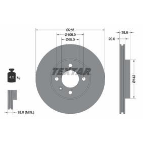Achetez des Disque de frein de chez TEXTAR en ligne pour Gol G2 3/5 portes à prix modérés