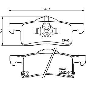 Bremsbeläge MDB2289 von MINTEX günstig für 35,76 € online kaufen