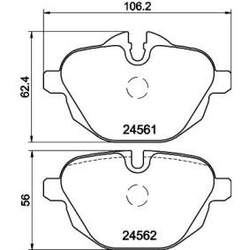 Bremsbeläge für BMW von MINTEX