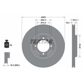 Bremssattel von TEXTAR