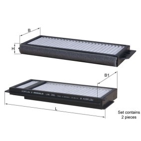 Innenraumfilter LAK 346/S von KNECHT günstig für 33,32 € online kaufen