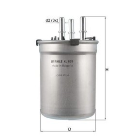 Kraftstofffilter für AUDI von KNECHT