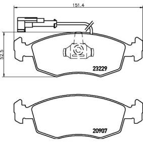 Bremsbeläge MDB2758 von MINTEX günstig für 48,28 € online kaufen