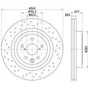 Compre Disco de travão da MINTEX MDC2277 a um preço baixo por 115,54 €