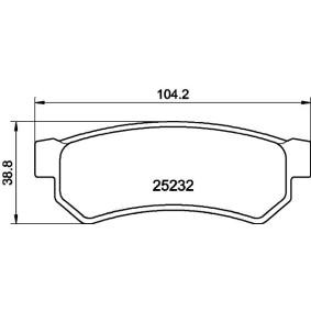 Bremsbeläge MDB3194 von MINTEX günstig für 35,36 € online kaufen