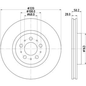 Bremsscheibe für VOLVO von MINTEX