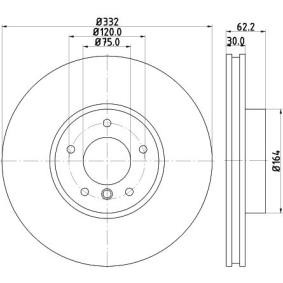 Bremsscheibe für BMW von MINTEX