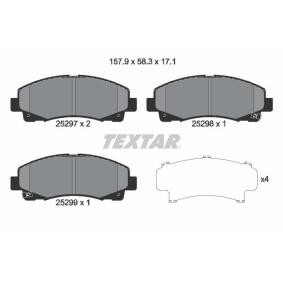 Compre Pastilhas de travão de TEXTAR online para Ridgeline (YK1) a preços moderados