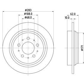Bremsscheibe MDC1352 von MINTEX günstig für 41,08 € online kaufen