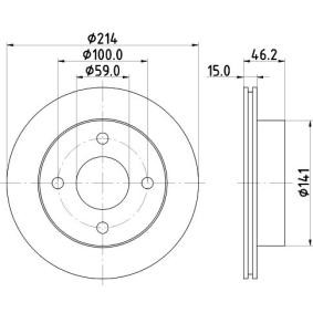 Bremsscheibe MDC861 von MINTEX günstig für 35,78 € online kaufen