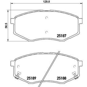 Bremsbeläge für HYUNDAI von MINTEX