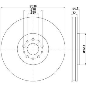 Bremsscheibe für ALFA ROMEO von MINTEX