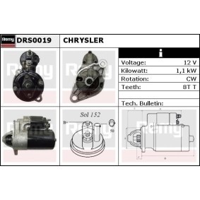 Köp Startmotor av DELCO REMY DRS0019 till det låga priset 2852,86 kr