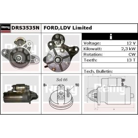 Anlasser für LDV von DELCO REMY