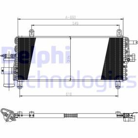 Achetez des Condenseur, climatisation DELPHI TSP0225147 à prix pour 195,55 €